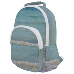 Minty Ocean Rounded Multi Pocket Backpack by TheLazyPineapple