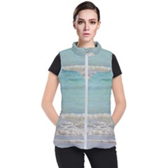 Minty Ocean Women s Puffer Vest