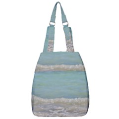 Minty Ocean Center Zip Backpack by TheLazyPineapple