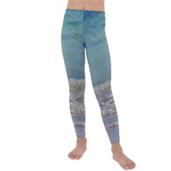 Minty Ocean Kids  Lightweight Velour Leggings by TheLazyPineapple