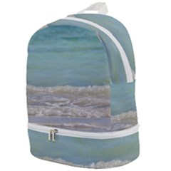 Minty Ocean Zip Bottom Backpack by TheLazyPineapple