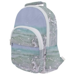 Ocean Heart Rounded Multi Pocket Backpack by TheLazyPineapple