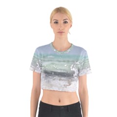 Ocean Heart Cotton Crop Top by TheLazyPineapple