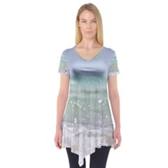 Ocean Heart Short Sleeve Tunic  by TheLazyPineapple