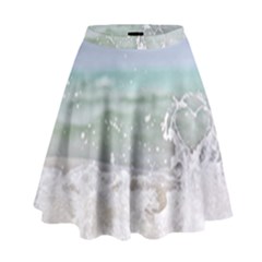 Ocean Heart High Waist Skirt by TheLazyPineapple