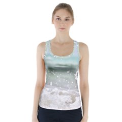 Ocean Heart Racer Back Sports Top by TheLazyPineapple