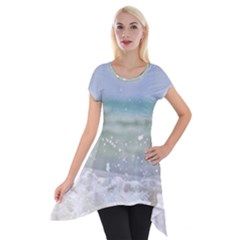 Ocean Heart Short Sleeve Side Drop Tunic by TheLazyPineapple