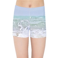 Ocean Heart Kids  Sports Shorts by TheLazyPineapple