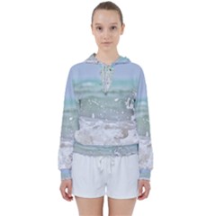 Ocean Heart Women s Tie Up Sweat