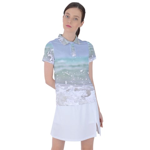 Ocean Heart Women s Polo Tee by TheLazyPineapple