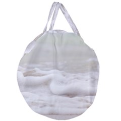 Ocean Seafoam Giant Round Zipper Tote by TheLazyPineapple