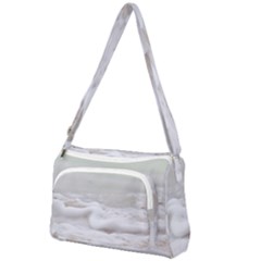 Ocean Seafoam Front Pocket Crossbody Bag by TheLazyPineapple