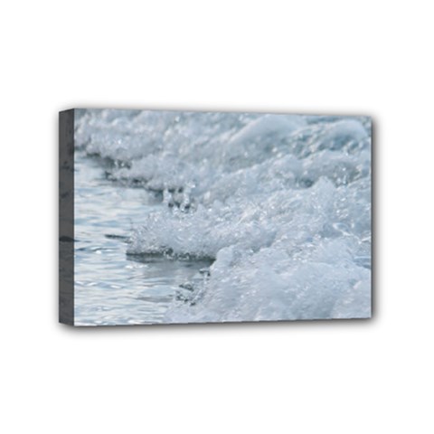 Ocean Waves Mini Canvas 6  X 4  (stretched) by TheLazyPineapple