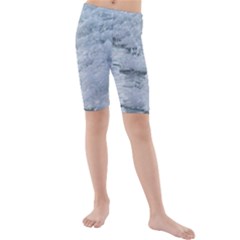 Ocean Waves Kids  Mid Length Swim Shorts by TheLazyPineapple