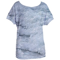 Ocean Waves Women s Oversized Tee by TheLazyPineapple