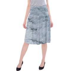 Ocean Waves Midi Beach Skirt by TheLazyPineapple