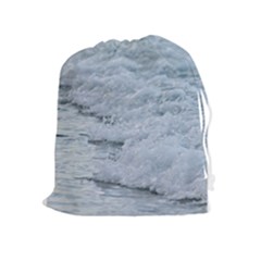 Ocean Waves Drawstring Pouch (xl) by TheLazyPineapple