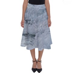 Ocean Waves Perfect Length Midi Skirt by TheLazyPineapple