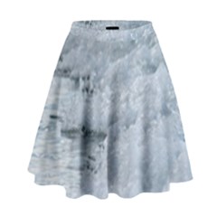 Ocean Waves High Waist Skirt by TheLazyPineapple