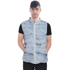 Ocean Waves Men s Puffer Vest by TheLazyPineapple