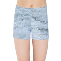 Ocean Waves Kids  Sports Shorts by TheLazyPineapple