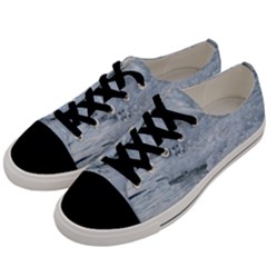 Ocean Waves Men s Low Top Canvas Sneakers by TheLazyPineapple