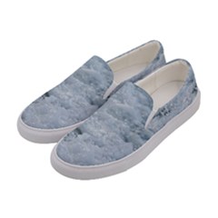 Ocean Waves Women s Canvas Slip Ons by TheLazyPineapple