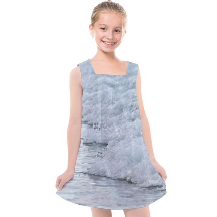 Ocean Waves Kids  Cross Back Dress