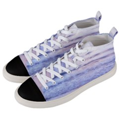 Pink Ocean Dreams Men s Mid-top Canvas Sneakers by TheLazyPineapple