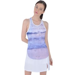 Pink Ocean Dreams Racer Back Mesh Tank Top by TheLazyPineapple