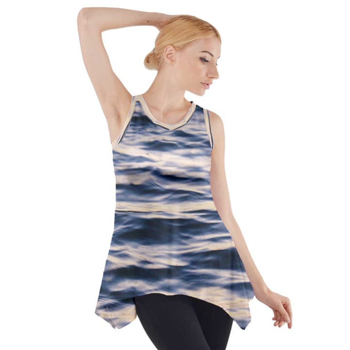 Ocean at Dusk Side Drop Tank Tunic