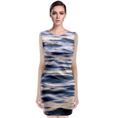 Ocean At Dusk Classic Sleeveless Midi Dress by TheLazyPineapple