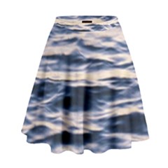 Ocean At Dusk High Waist Skirt by TheLazyPineapple