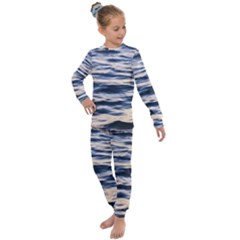 Ocean At Dusk Kids  Long Sleeve Set 