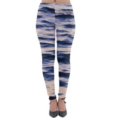 Ocean At Dusk Lightweight Velour Leggings by TheLazyPineapple