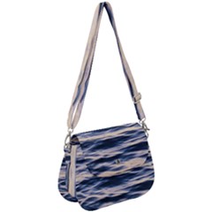 Ocean At Dusk Saddle Handbag