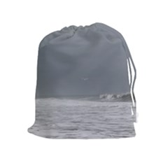 Stormy Seas Drawstring Pouch (xl) by TheLazyPineapple