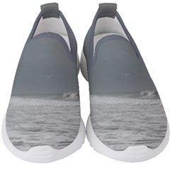 Stormy Seas Kids  Slip On Sneakers by TheLazyPineapple