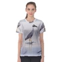 Beach Heron Bird Women s Sport Mesh Tee View1