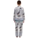 Beach Heron Bird Satin Long Sleeve Pyjamas Set View2