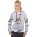 Beach Heron Bird Women s Overhead Hoodie View1