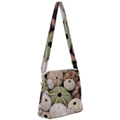 Sea Urchins Zipper Messenger Bag by TheLazyPineapple