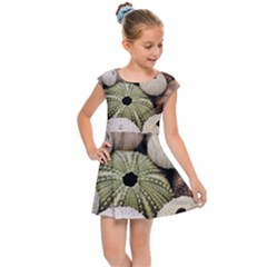 Sea Urchins Kids  Cap Sleeve Dress by TheLazyPineapple