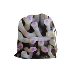 Sea Anemone Drawstring Pouch (large) by TheLazyPineapple