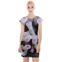 Sea Anemone Cap Sleeve Bodycon Dress by TheLazyPineapple