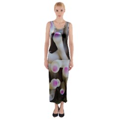 Sea Anemone Fitted Maxi Dress by TheLazyPineapple