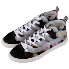 Sea Anemone Men s Mid-top Canvas Sneakers by TheLazyPineapple