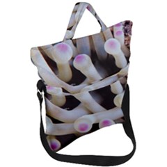 Sea Anemone Fold Over Handle Tote Bag by TheLazyPineapple