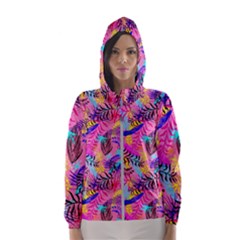 Flowers 50 Women s Hooded Windbreaker by ArtworkByPatrick