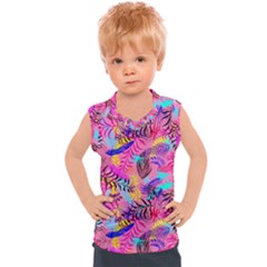 Flowers 50 Kids  Sport Tank Top